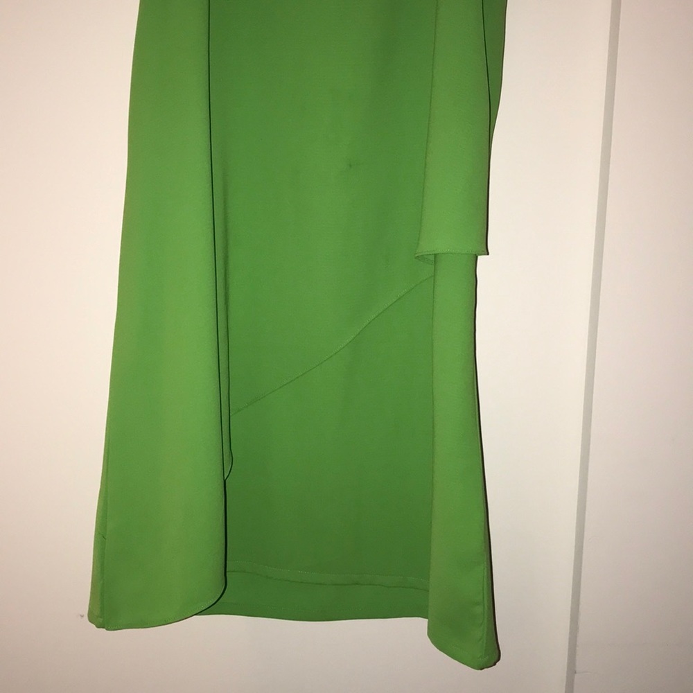 Kelly Green Mini Sheath Dress - Picture 3 of 7